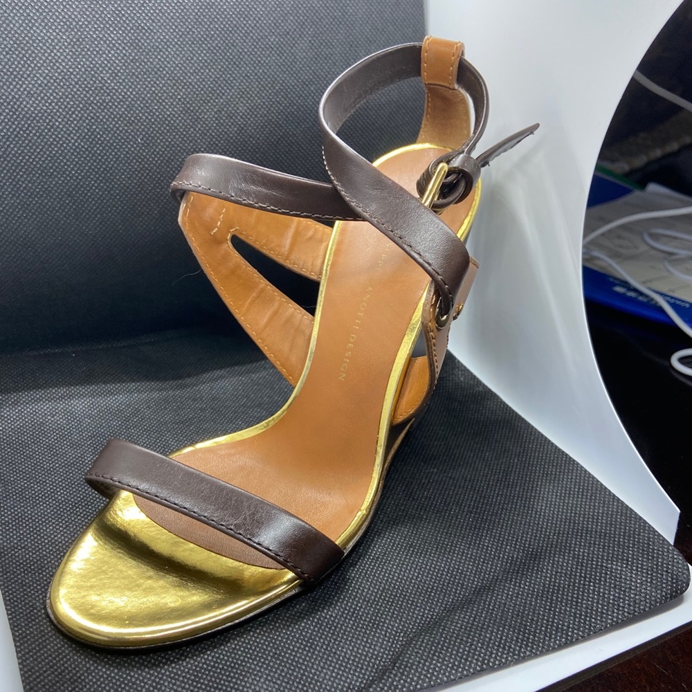 Giuseppe Zanotti Gold Wedge - Picture 7 of 16